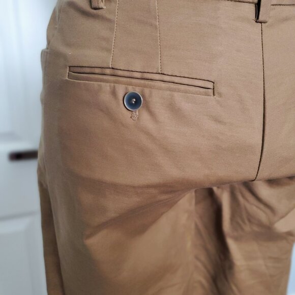 NWOT - Mango Dress Pants Sz 4 Dark Camel Color - Picture 5 of 16